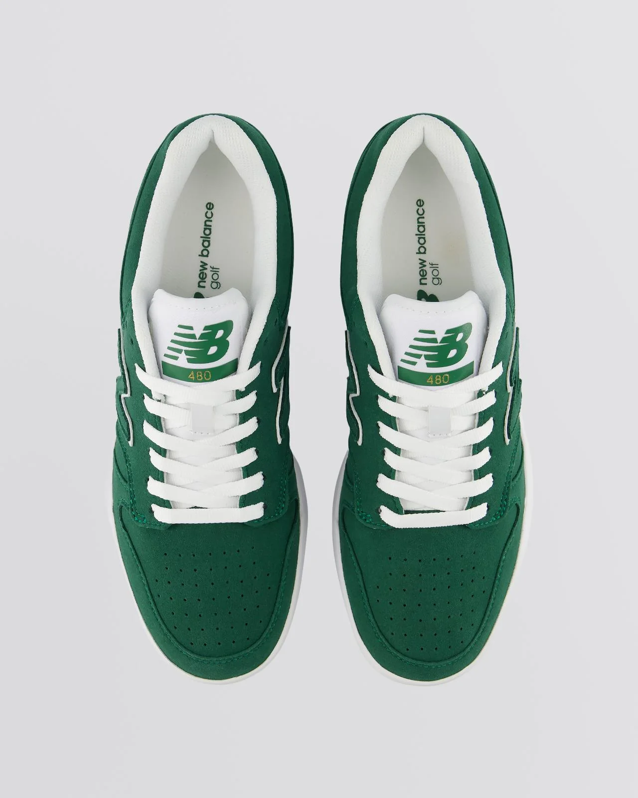 480 Spikeless Golf Shoes Green/Navy - Image 4