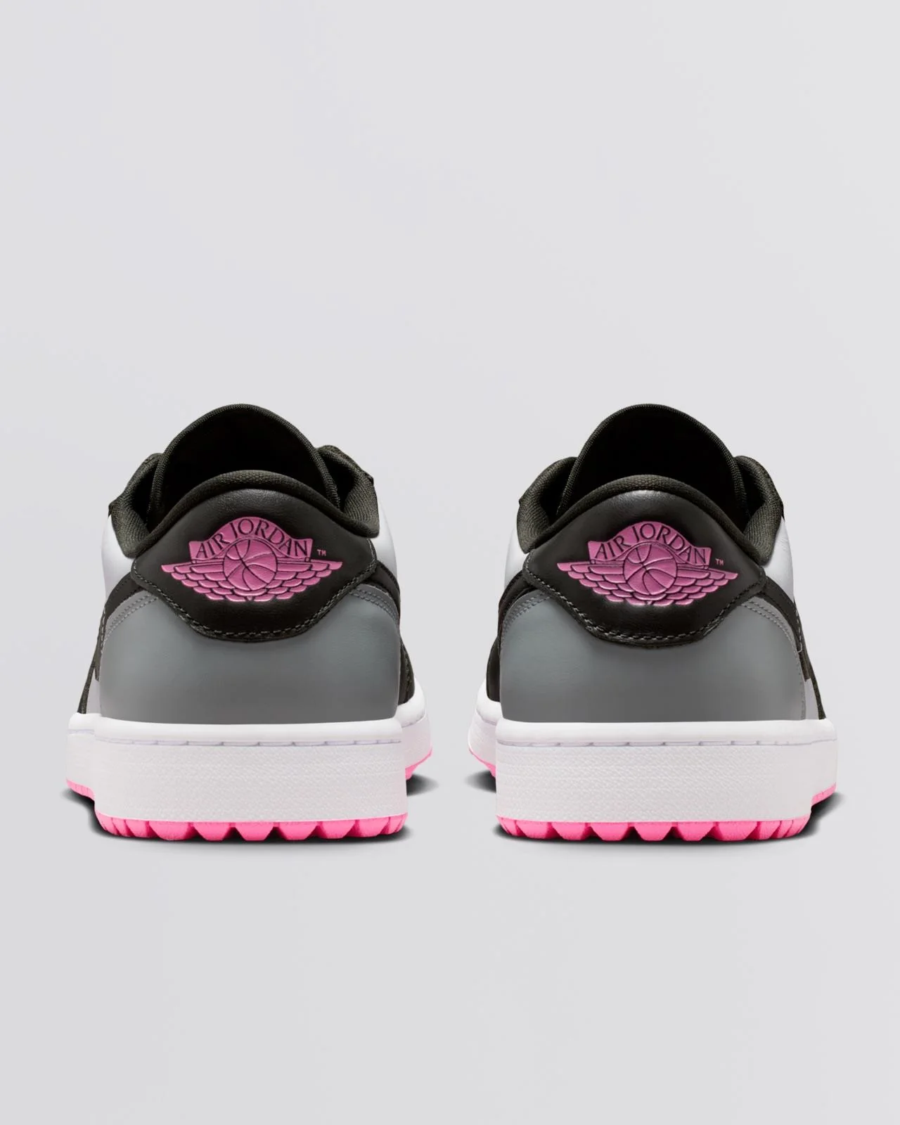 Air Jordan 1 Low Spikeless Golf Shoes White/Sequioa/Light Pumice/Pink Glow - Image 5
