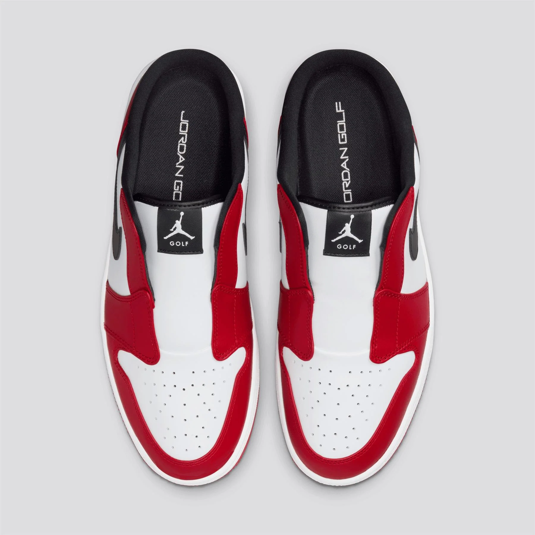Air Jordan 1 Mule Spikeless Shoes White/Black/Varsity Red - Image 4