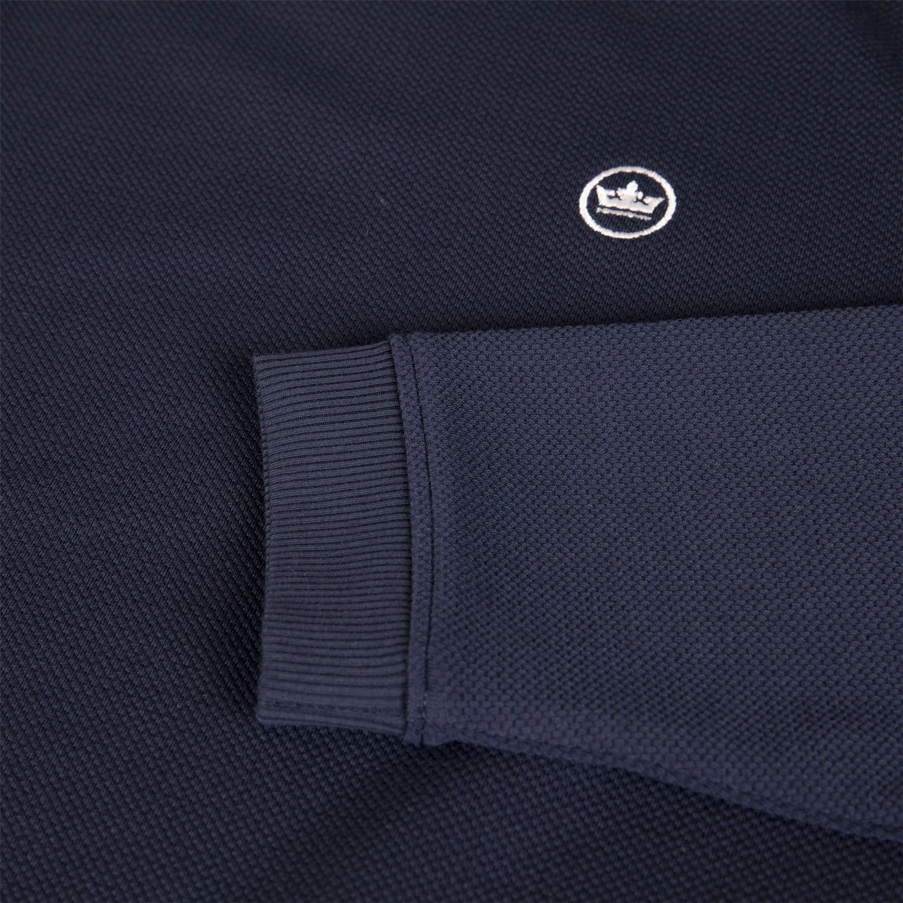 Cradle Pique Performance Crewneck Navy - Image 8