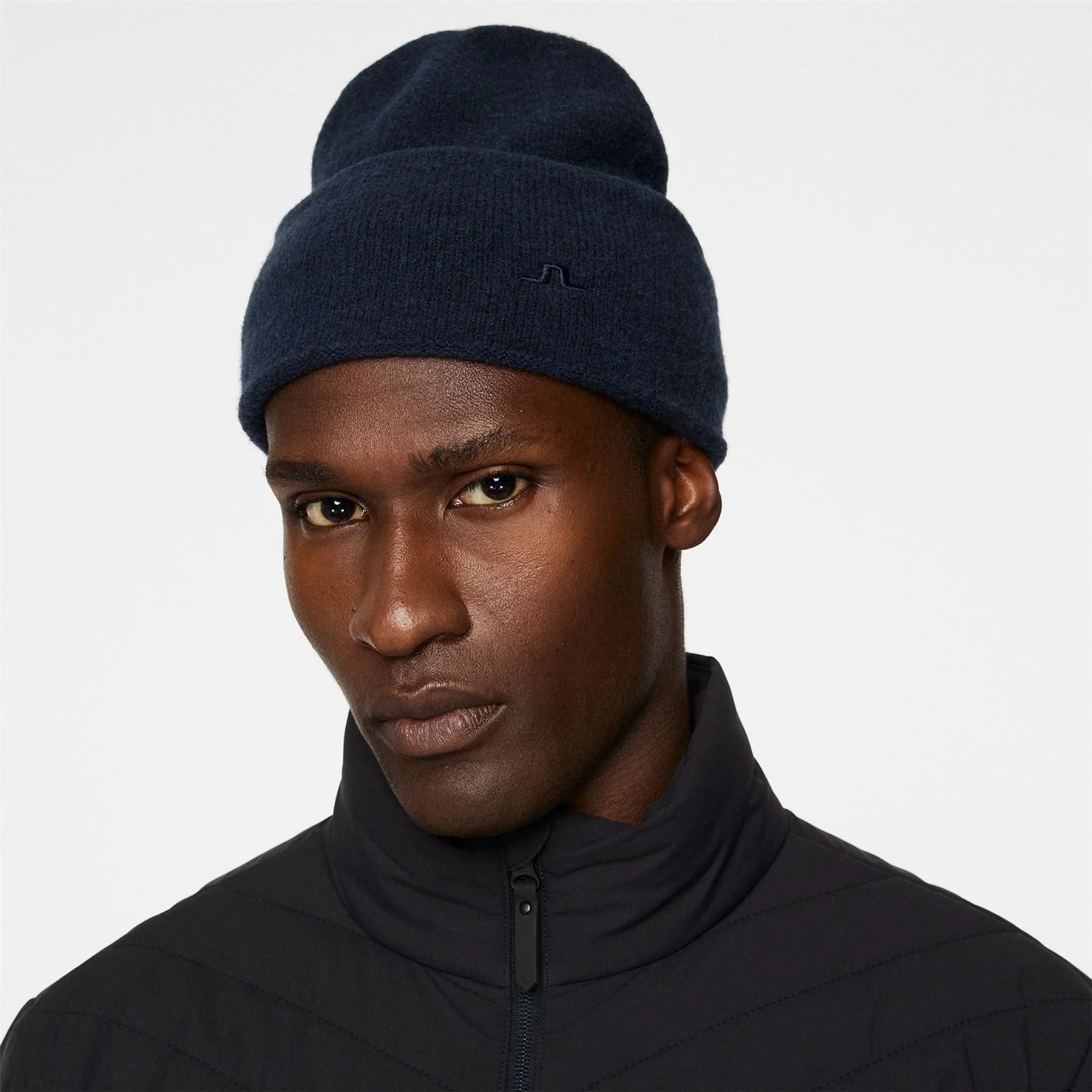 Diamond Alpaca Mix Hat JL Navy - Image 3