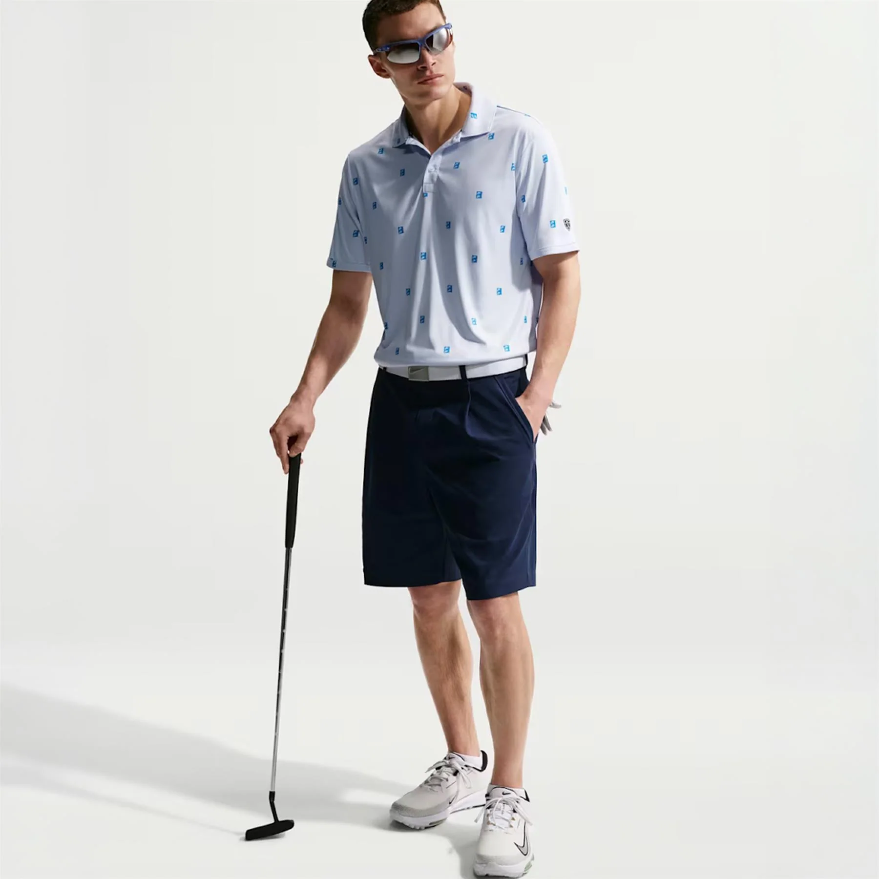 Dri-FIT Par 5 9-Inch Golf Shorts College Navy/Black/College Navy - Image 4