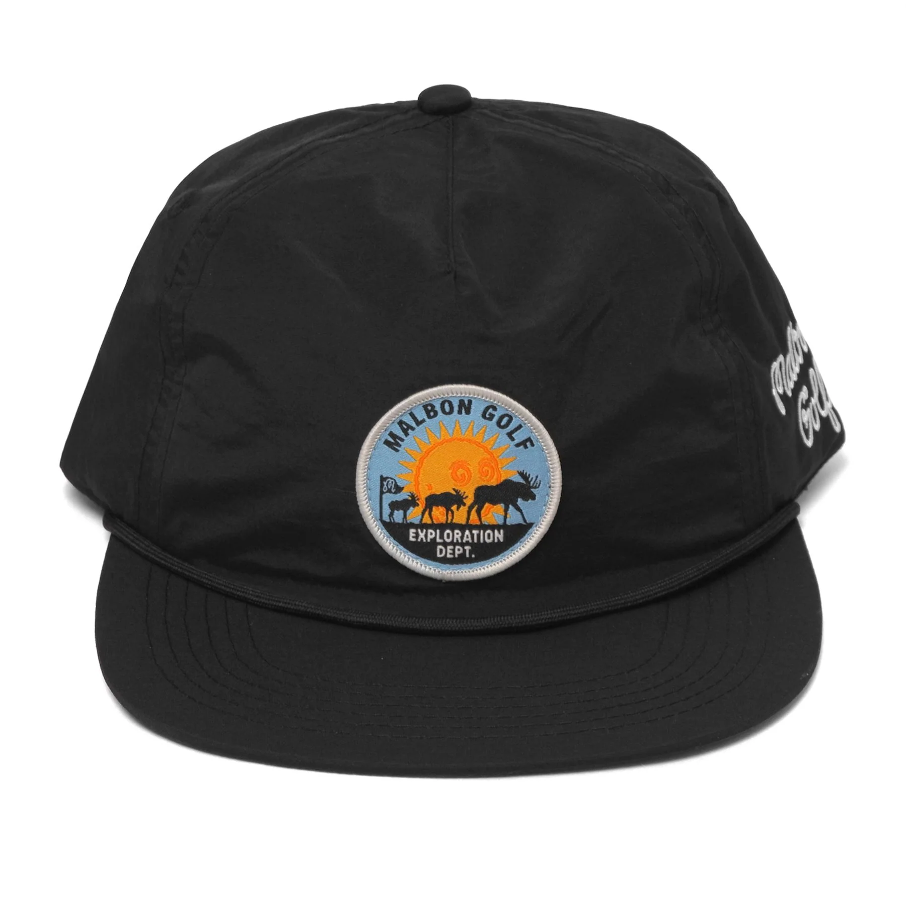 Exploration Dept. Nylon Rope Cap Black