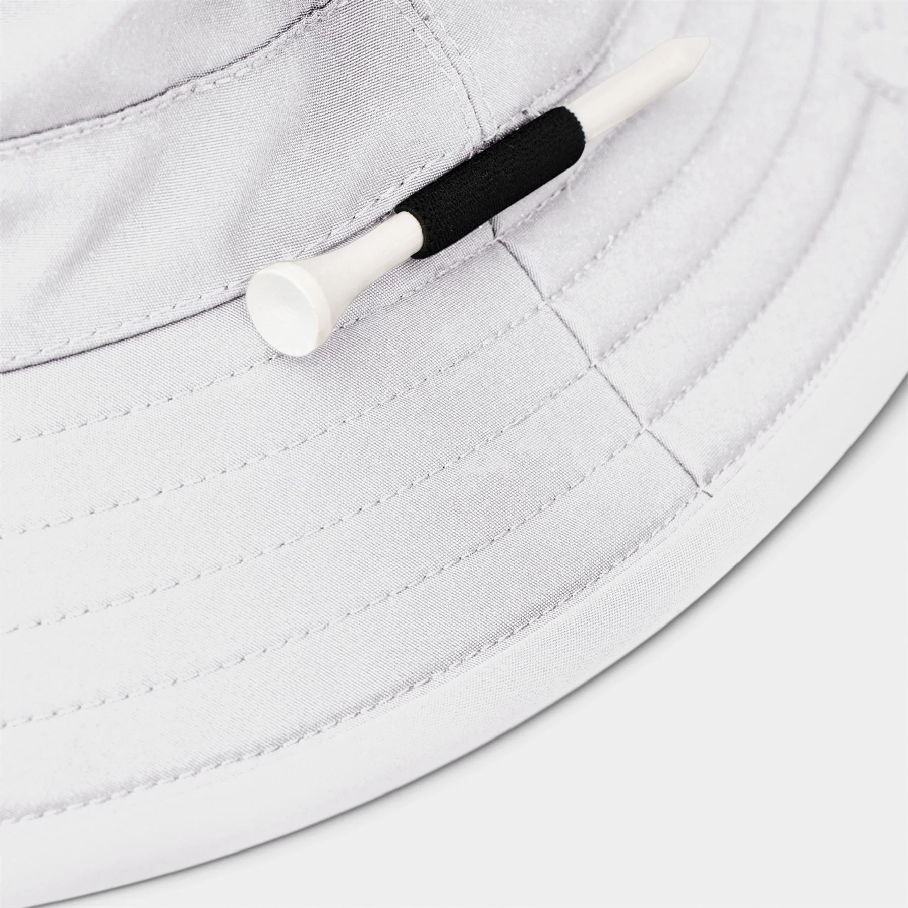 Golf Bucket Hat White - Image 5