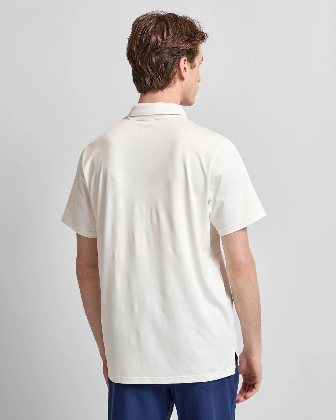 Jacquard Knit Polo Cream - Image 2