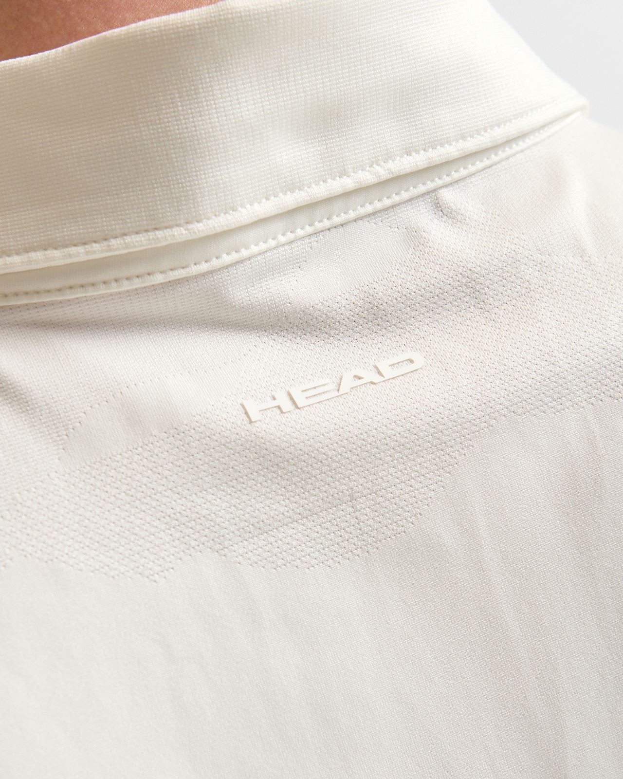 Jacquard Knit Polo Cream - Image 5