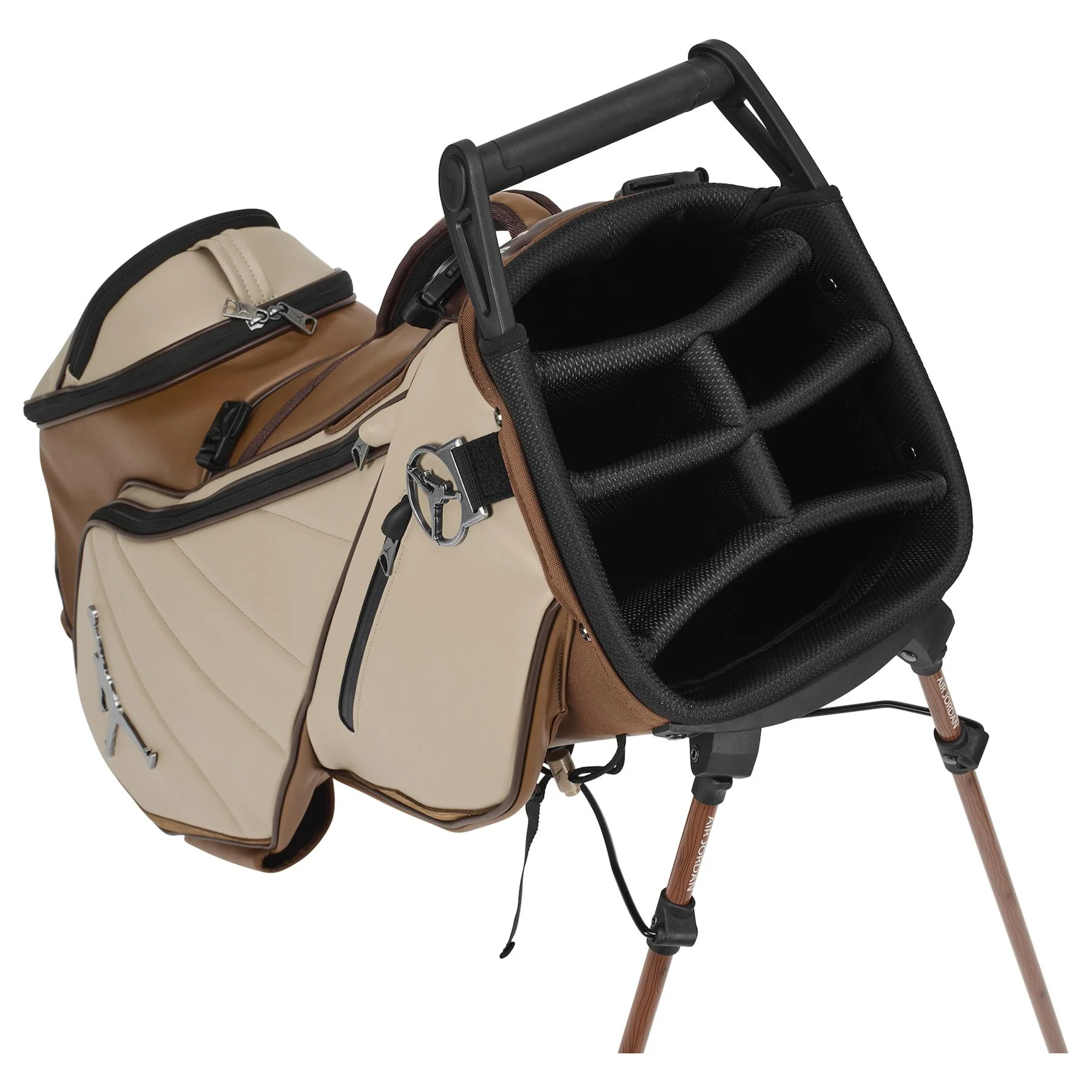 Jordan Fade Away Golf Bag Premium Hemp/Pecan/Light Iron Ore - Image 3