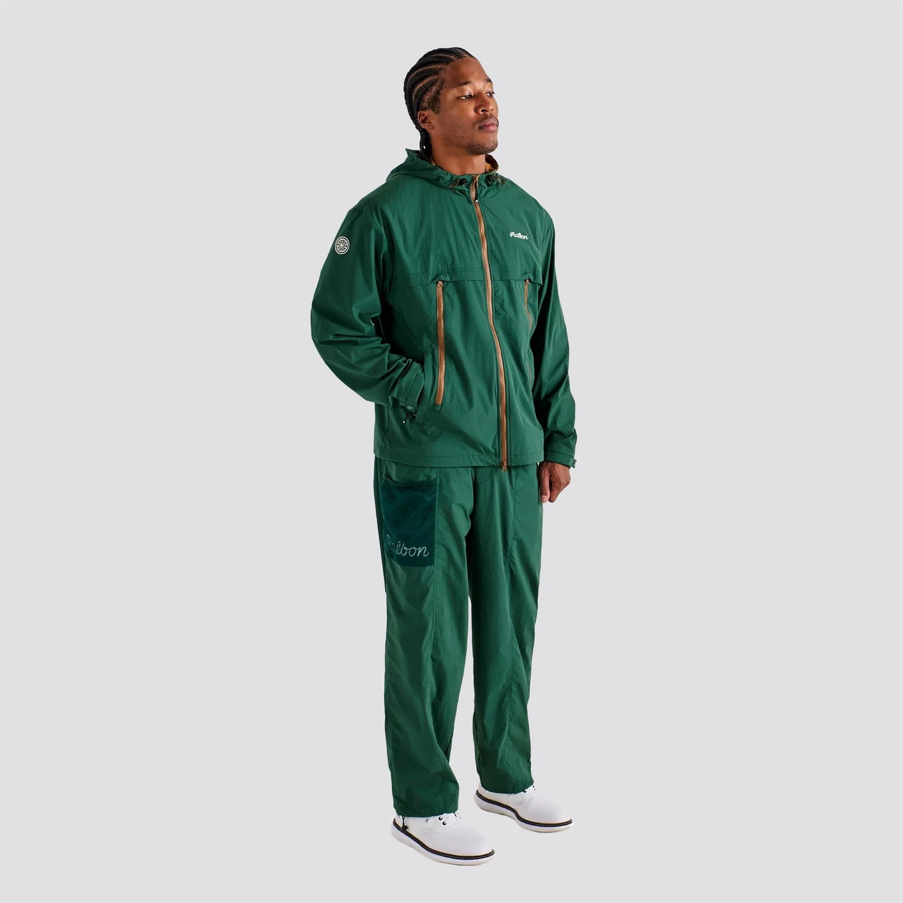 Mesh Basket Pocket Pants Hunter Green - Image 2