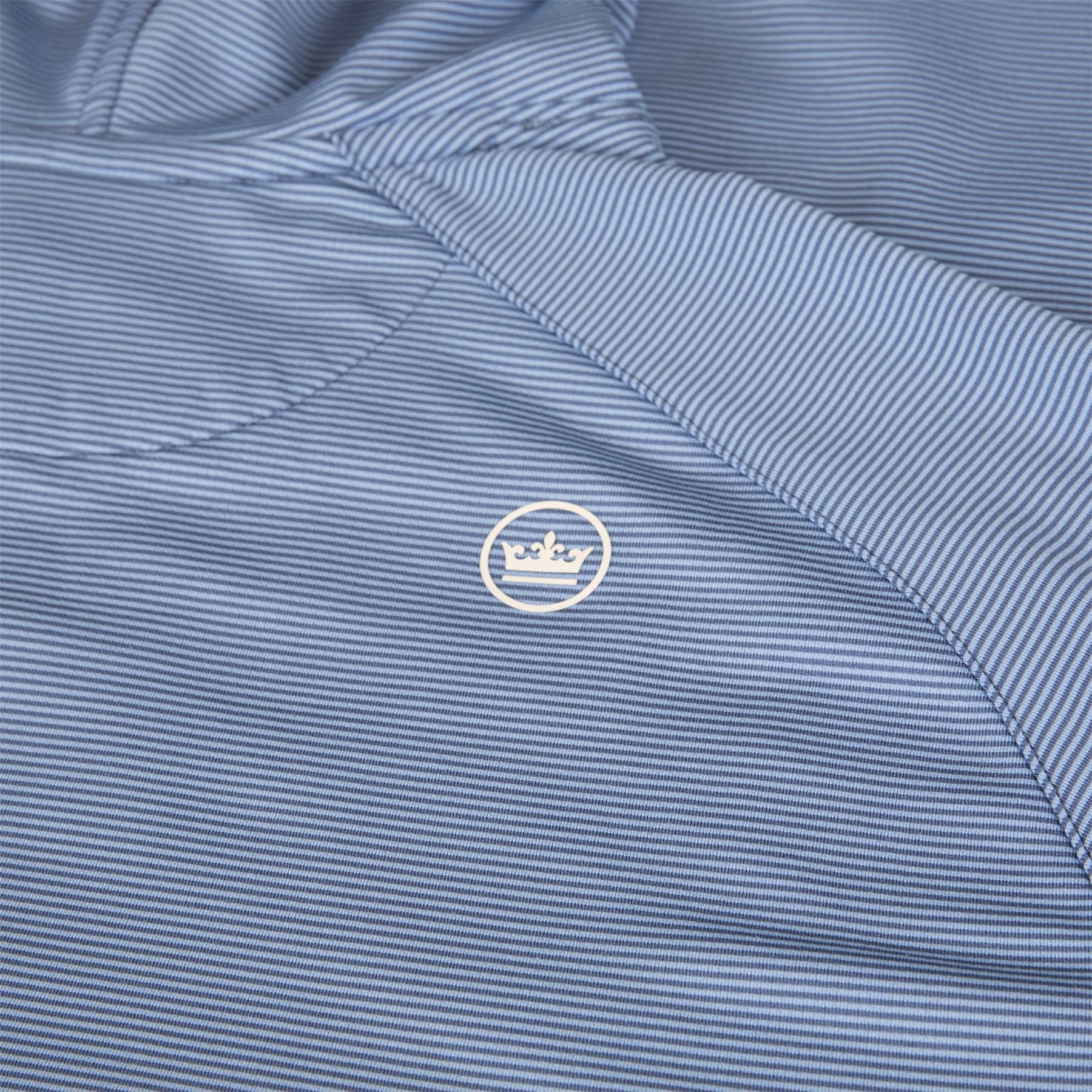 Pine Sugar Stripe Performance hoodie Windsor Blue - Image 8