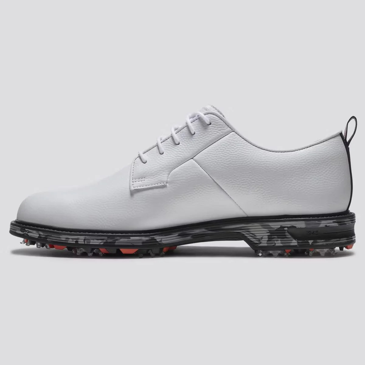 Premiere Series Field Golf Shoes Cleated Laced Golf Shoes White/Black/Red - Image 6