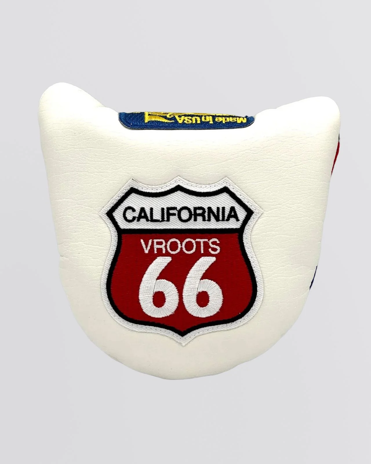 Round Tail U-Leather Mallet Putter Cover Newport White