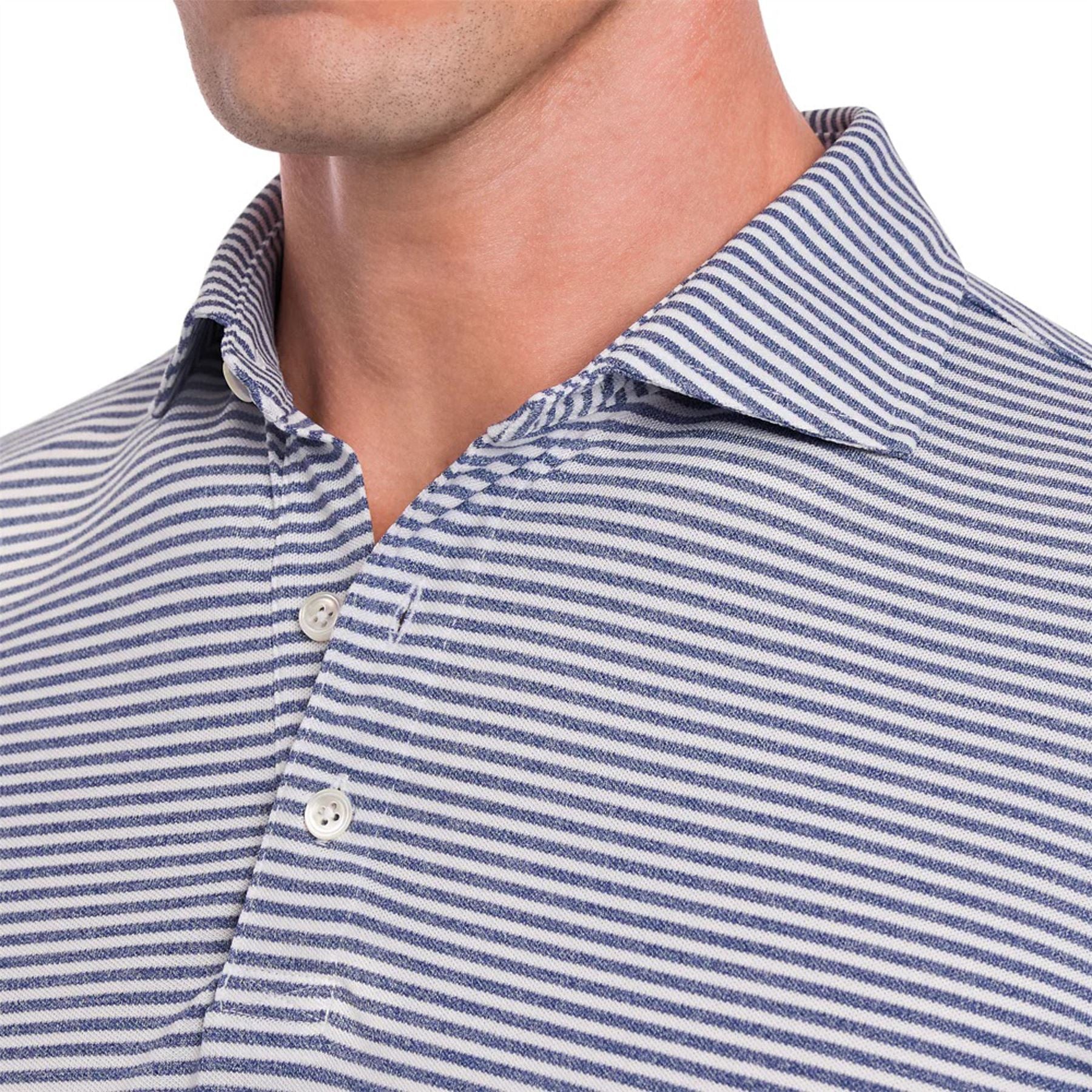 The Maxwell Polo Heathered Andover/White - Image 2