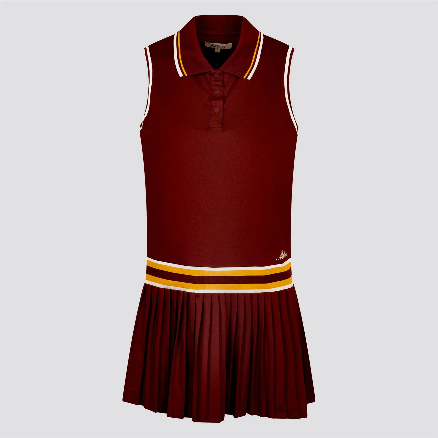 Womens Bella Dress Red Mahogany - Image 6