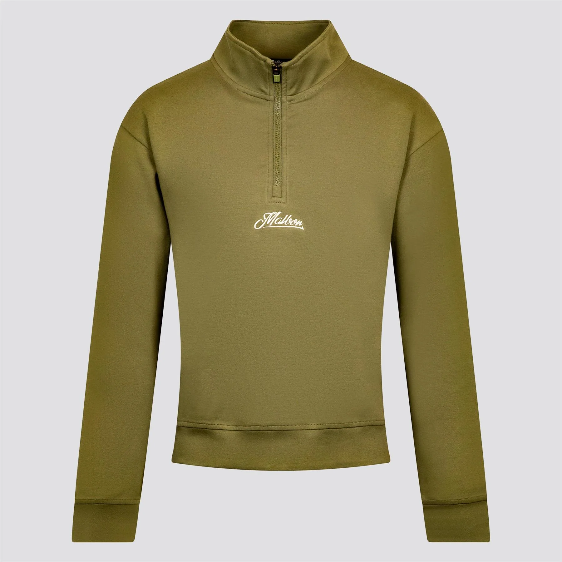 Womens Cleo Half Zip Sweatshirt Olivine - Image 6