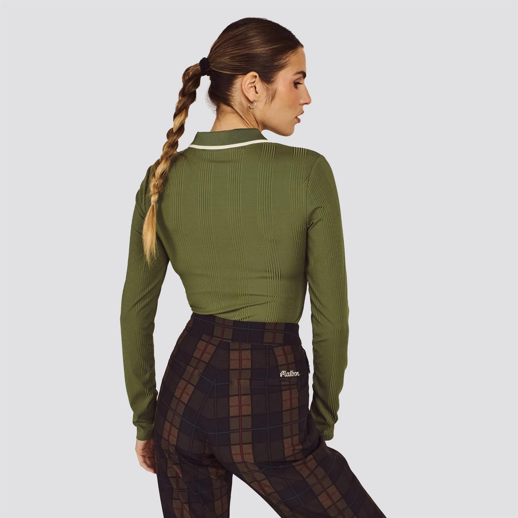 Womens Isla Polo Olivine - Image 3