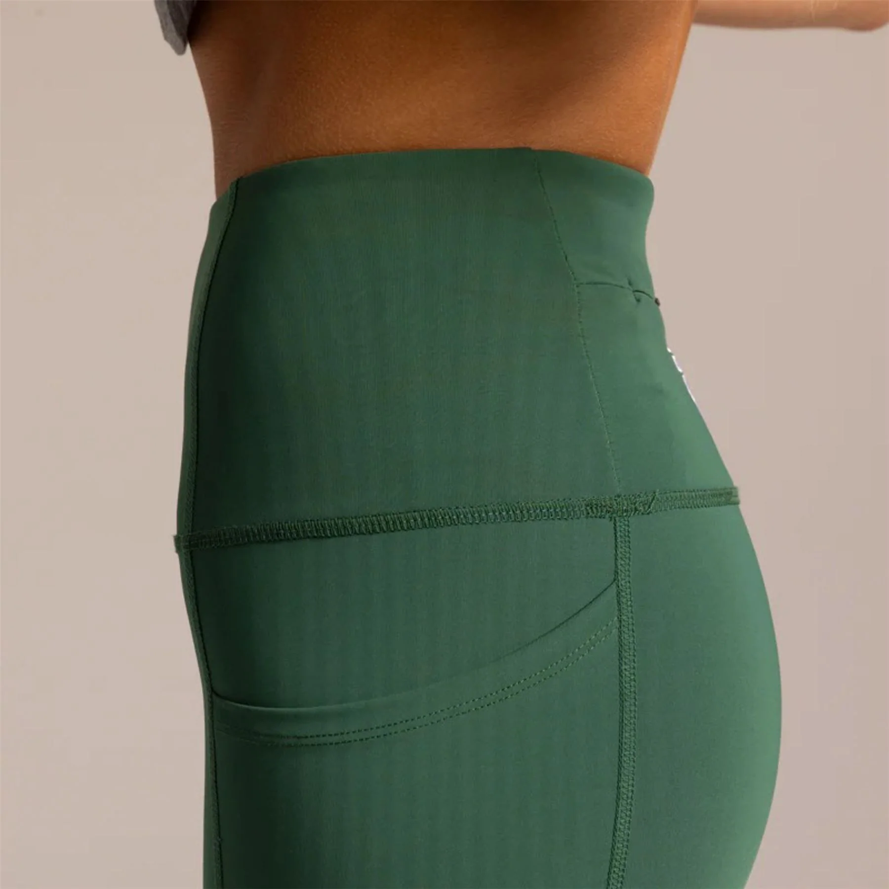 Womens Lux Leggings Pritchard Green - Image 7