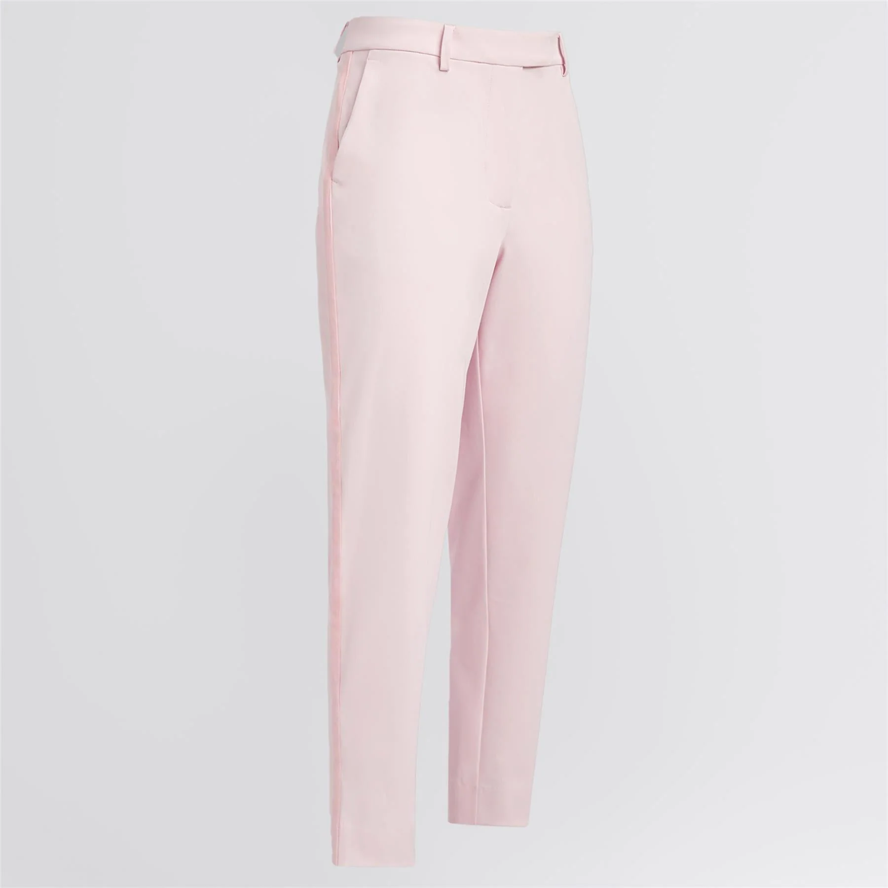 Womens Stretch Performance Twill Straight Leg Pants Blush - Image 6