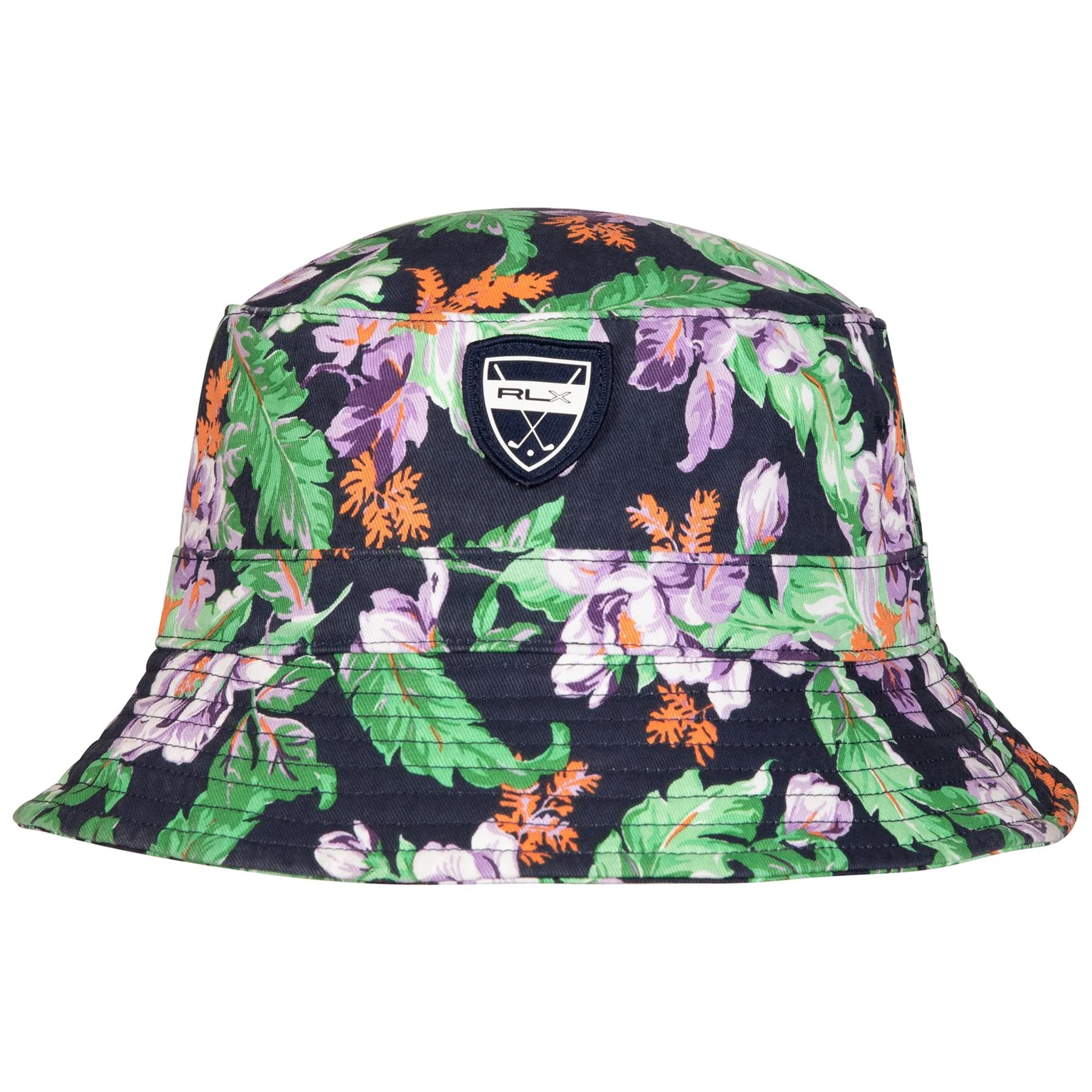 Logo Bucket Hat Navy Floral