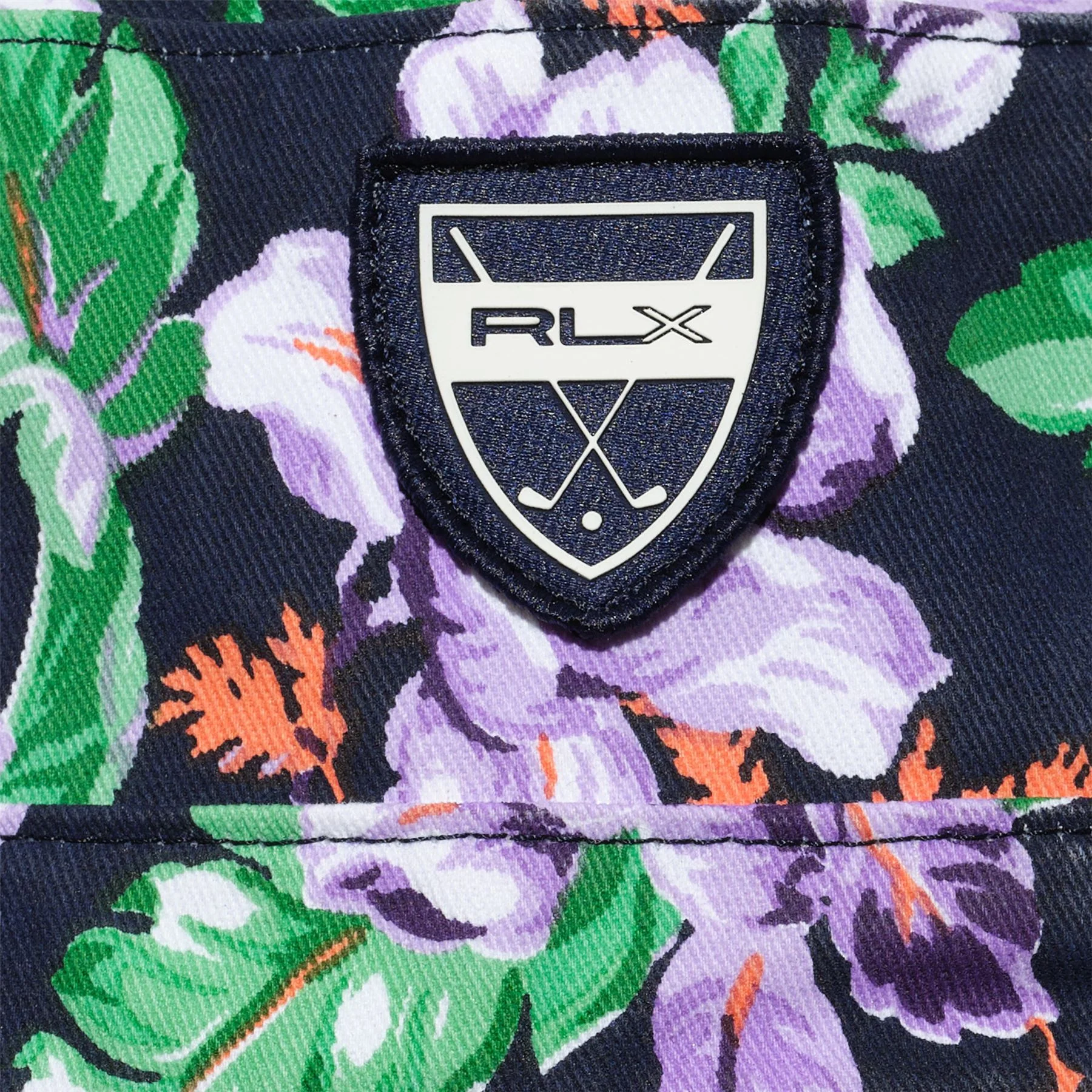 Logo Bucket Hat Navy Floral - Image 2