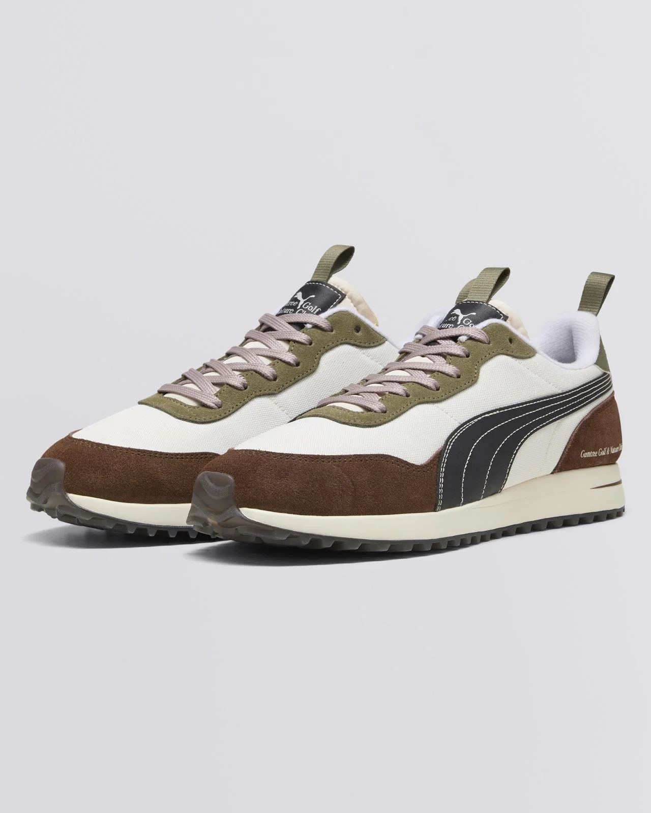 x GGNC Helsinki Golf Shoes Warm White/Flat Dark Gray/Dark Sage - Image 2